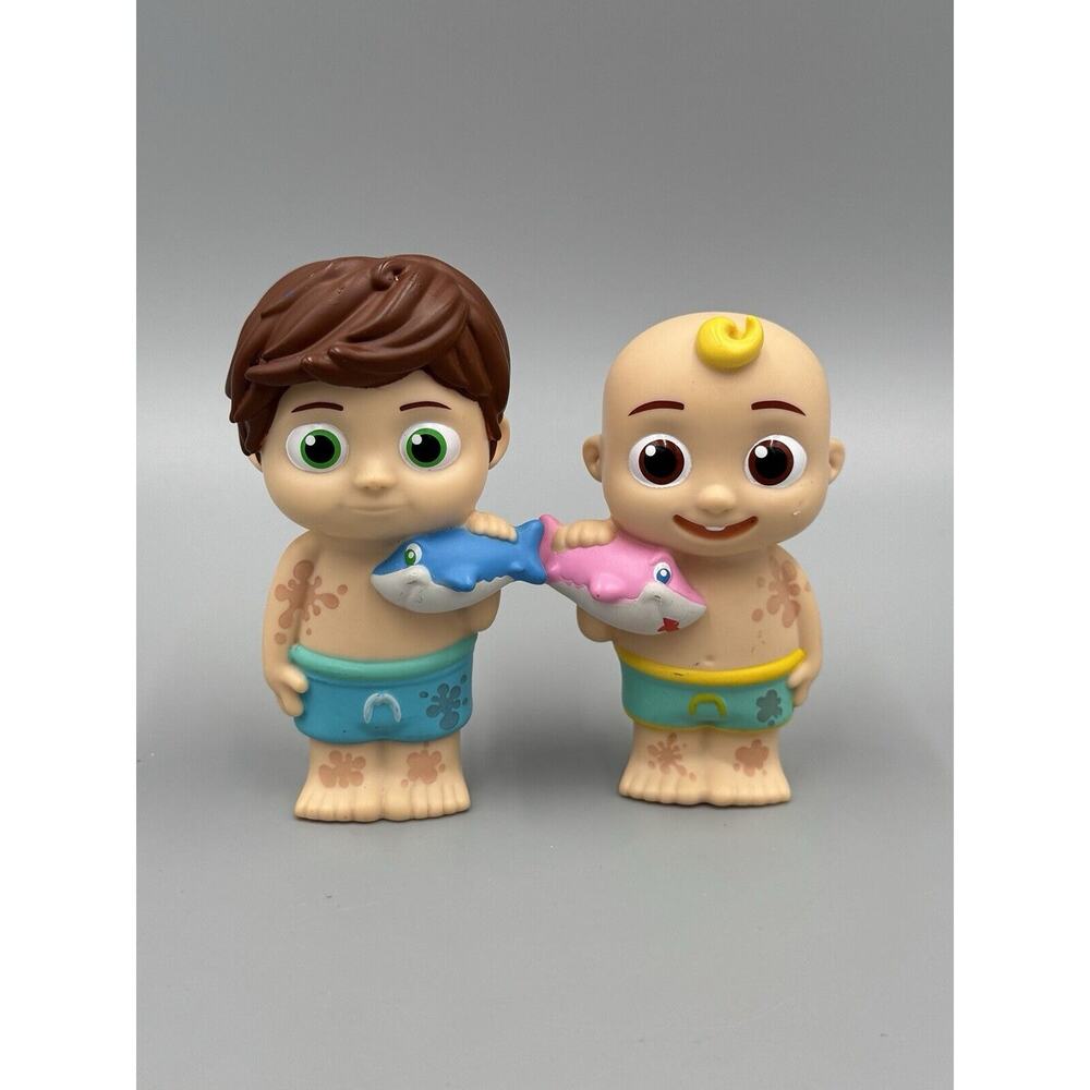 Cocomelon Musical Bath Tub Playset Replacement Toy Action Figures Only Lot Of 2
